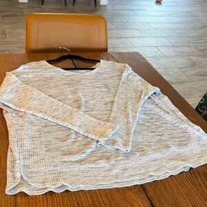 Lane Bryant Gray Long Sleeve Top